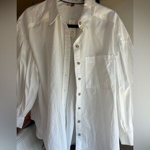 Pilcro Oversized Poplin Shirt